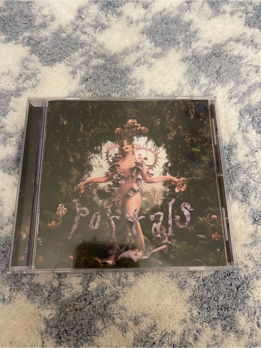 Melanie Martinez Portals CD - Dark Floral Cover